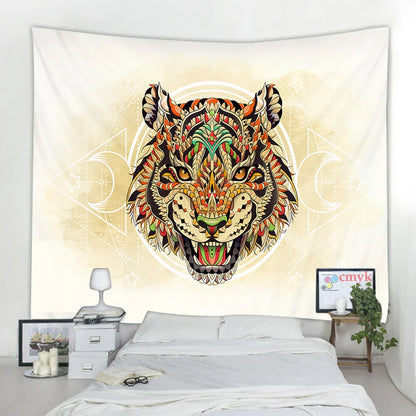 DecorBites™ Animal Mandala Tapestry Wall Hanging Mat Beach Towel Blanket