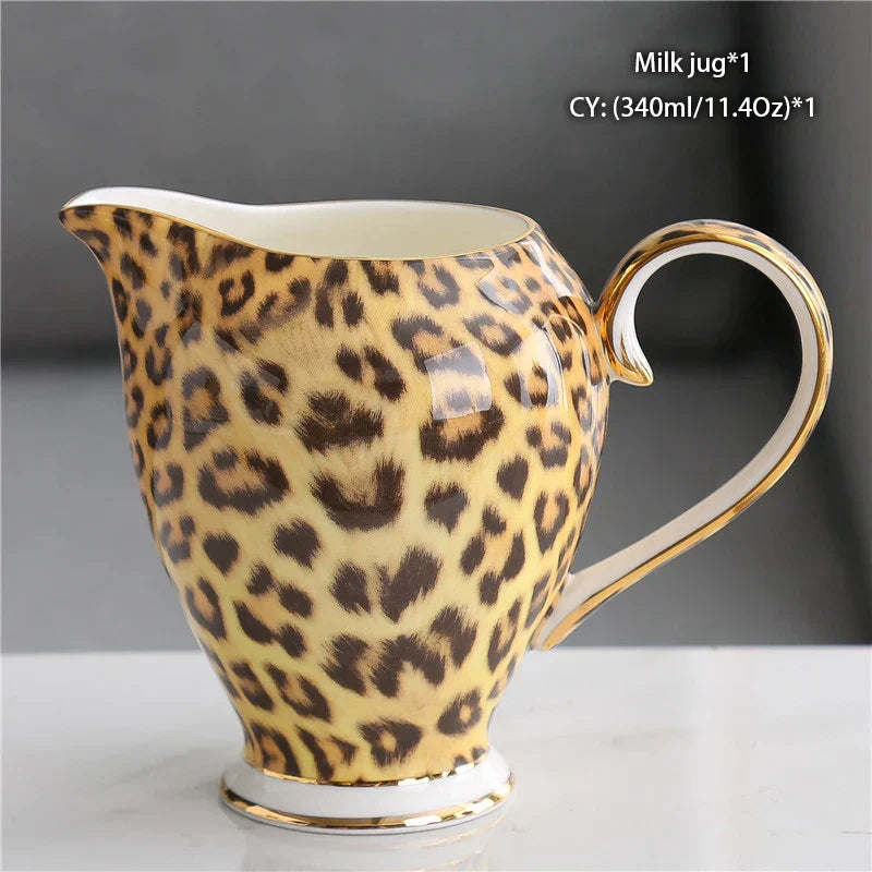 DecorBites™ Bone China Milk Jug: Elegant Ceramic Creamer for Tea, Coffee, Espresso