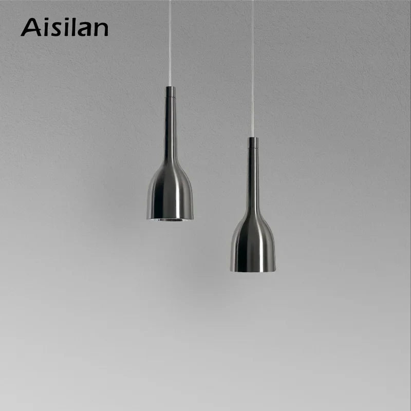 DecorBites™ LED Pendant Light 7W CRI 97 Nordic Brushed Nickel Hanging Spotlight