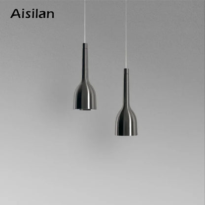 DecorBites™ LED Pendant Light 7W CRI 97 Nordic Brushed Nickel Hanging Spotlight