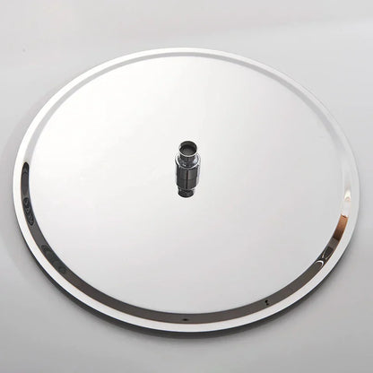 DecorBites™ 16" Round Rainfall Shower Head Stainless Steel Ultrathin Chrome Finish Showerhead
