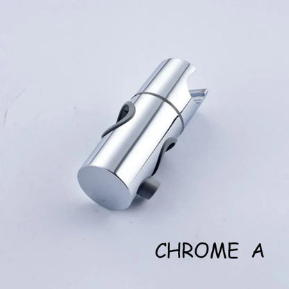 DecorBites™ Adjustable Slider Shower Head Holder Bracket Chrome Mounting Accessory
