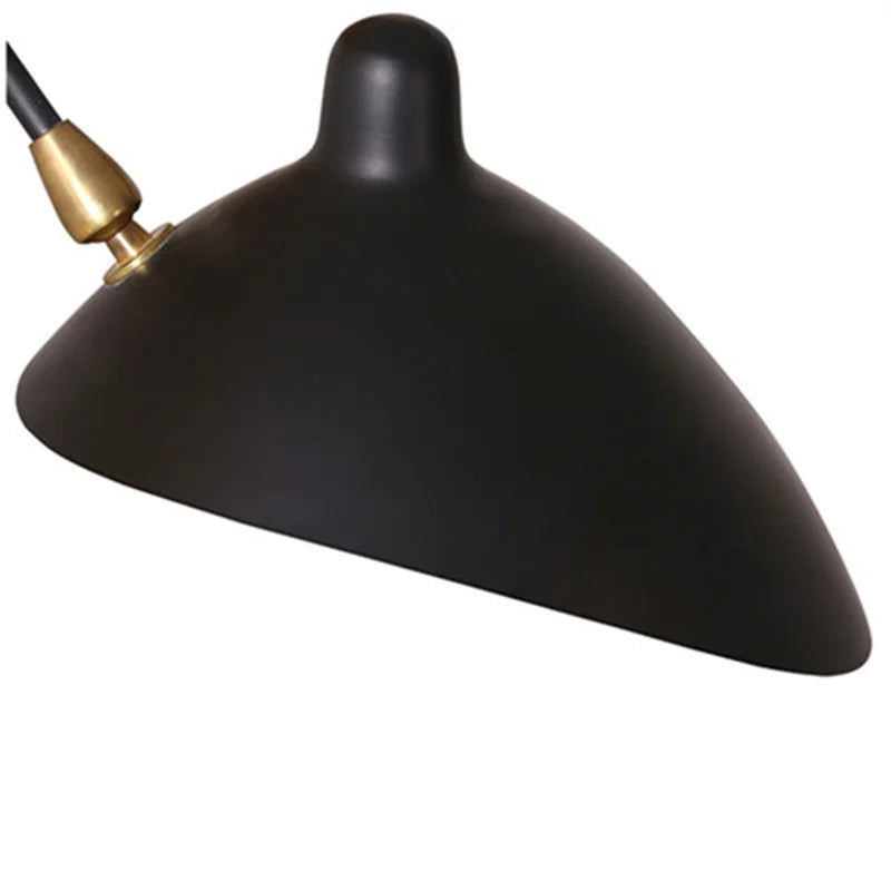 DecorBites™ Black Serge Mouille Wall Lamp: Nordic Design, Creative Living Room Decor