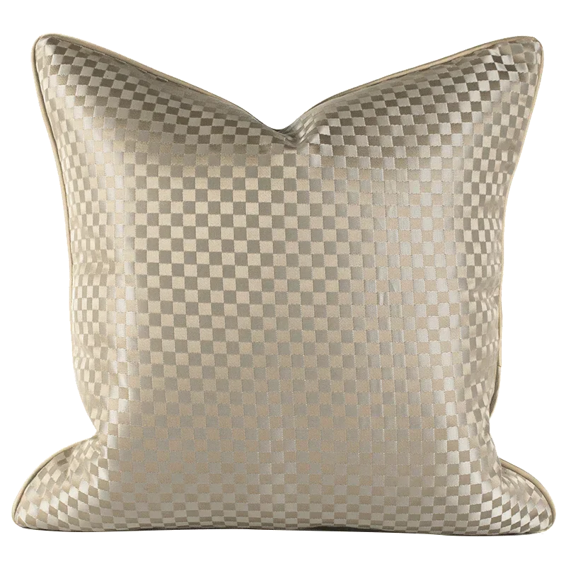 DecorBites™ Asian Landscape Painting Jacquard Square Pillow Cover 45x45cm