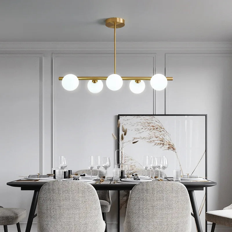 DecorBites™ Brass LED Pendant Lights for Home Decor and Indoor Lighting