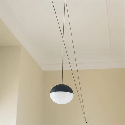 DecorBites™ Geometric Glass Ball LED Pendant Chandelier Ceiling Lamp for Living Dining Bedroom