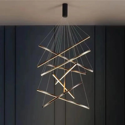 DecorBites™ LED Nordic Chandelier: Modern Pendant Light for Living, Dining, and Bedroom