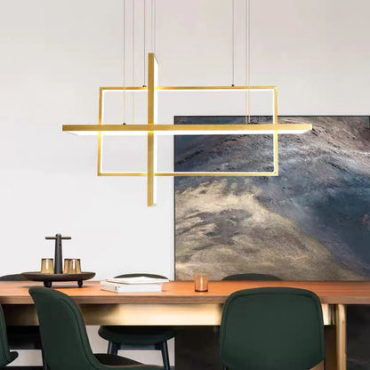 DecorBites™ Geometric Aluminum Pendant Lights for Living Bedroom Restaurant Dining Kitchen Home Décor