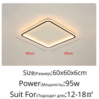DecorBites™ Dimmable LED Ceiling Chandelier for Living Bedroom Study Room Lighting