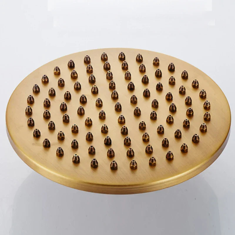 DecorBites™ Black Antique Wall-Mounted Bathroom Rain Shower System