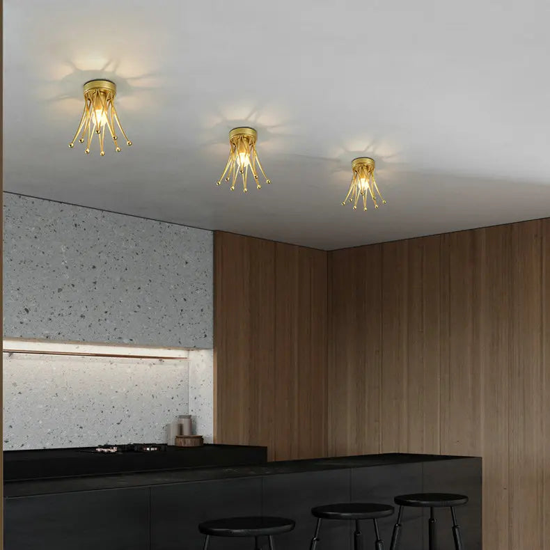 ™ Gold Crown Ceiling Light for Hallway, Aisle, Kitchen Island