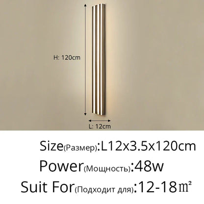 DecorBites™ LED Wall Lamp: Modern Waterproof Lighting for Bedroom, Living Room, and Exterior Corridor
