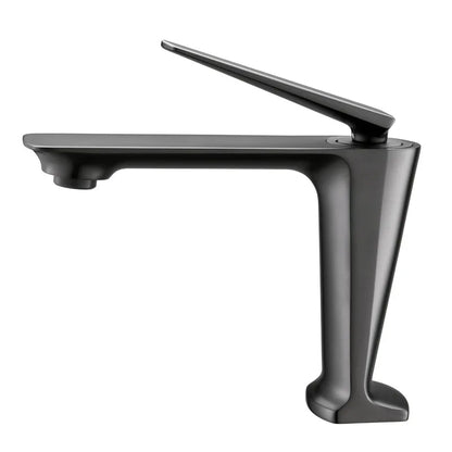 DecorBites™ Brushed Gold Basin Faucet - Hot/Cold Sink Tap - Deck Mount Mixer