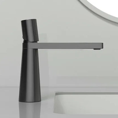 DecorBites™ Brushed Gold Basin Faucet - Elegant Brass Bathroom Mixer Tap for Lavatory
