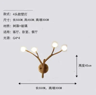 DecorBites™ LED Glass Bubble Chandelier for Restaurant Bedroom LOFT Pendant Lighting