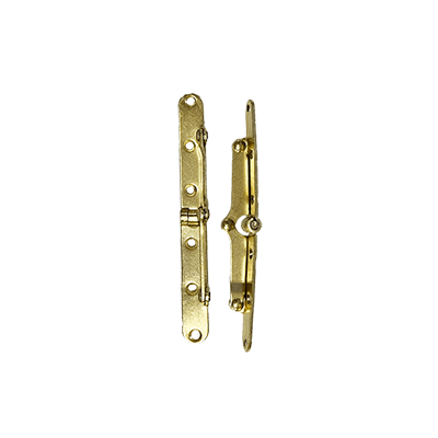 Antique Brass Plated Drop Front Desk Hinge Pair: Timeless Durability and Style