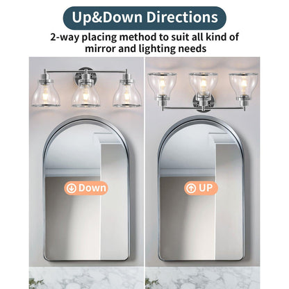 Hermosa Modern 3-Light Bathroom Vanity Light