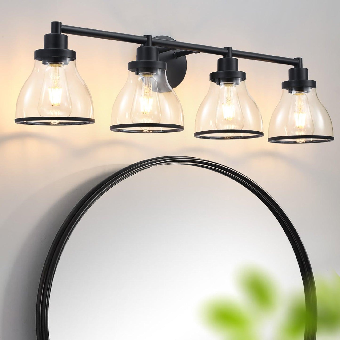 Hermosa Modern 4-Light Bathroom Vanity Light