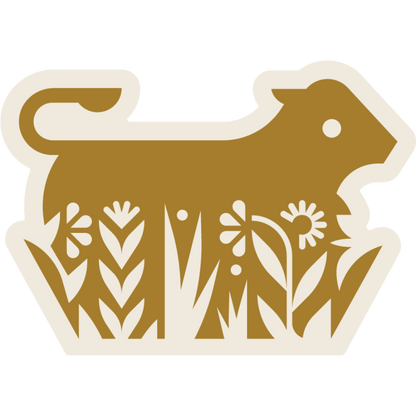 Cow Weather Resistant Sticker | HEARTlandia