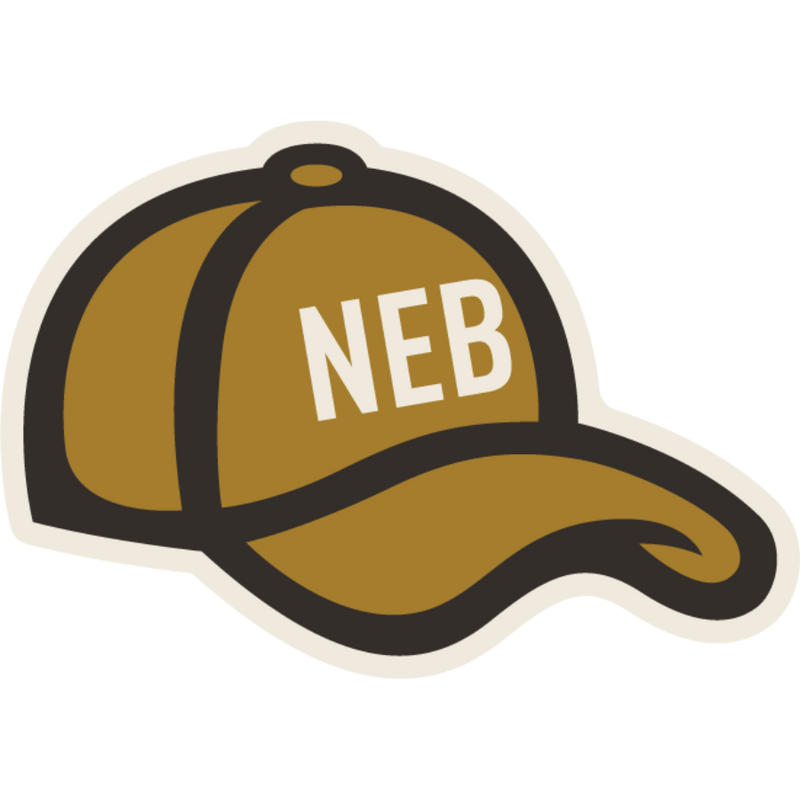 Nebraska Cap Weather Resistant Sticker | HEARTlandia