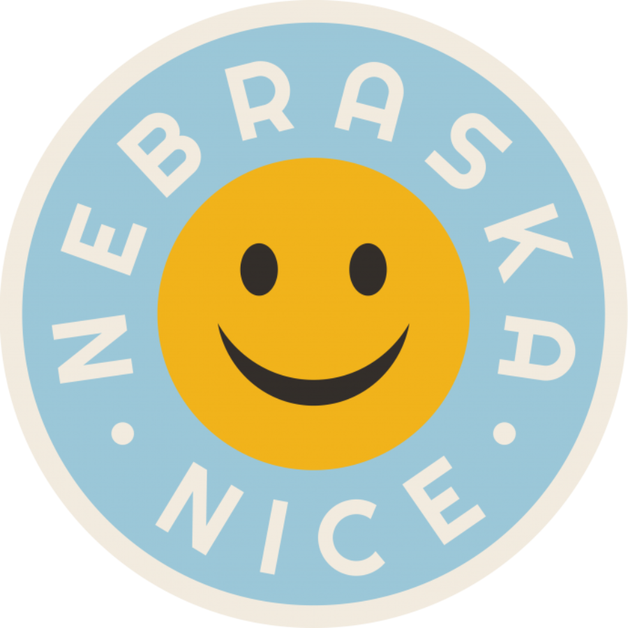 Nebraska Nice Weather Resistant Sticker | HEARTlandia
