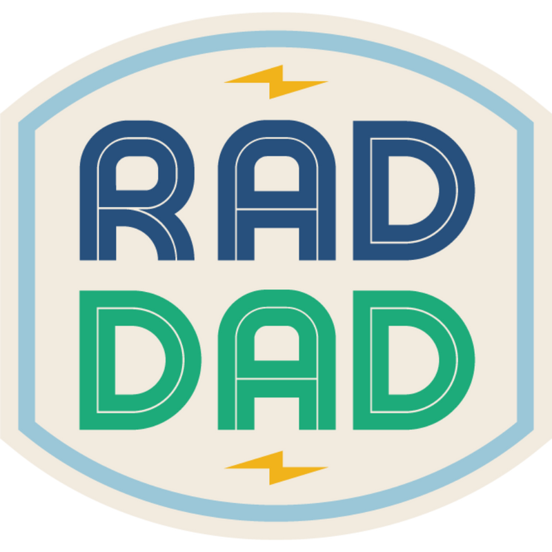 Rad Dad Weather Resistant Sticker | HEARTlandia