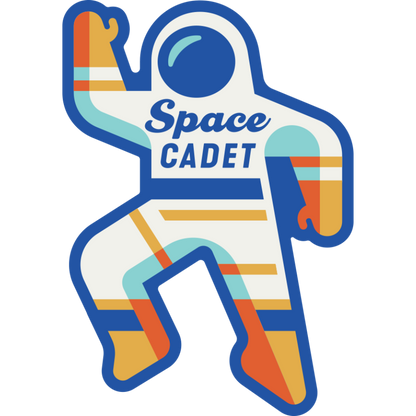 Space Cadet Weather Resistant Sticker | HEARTlandia