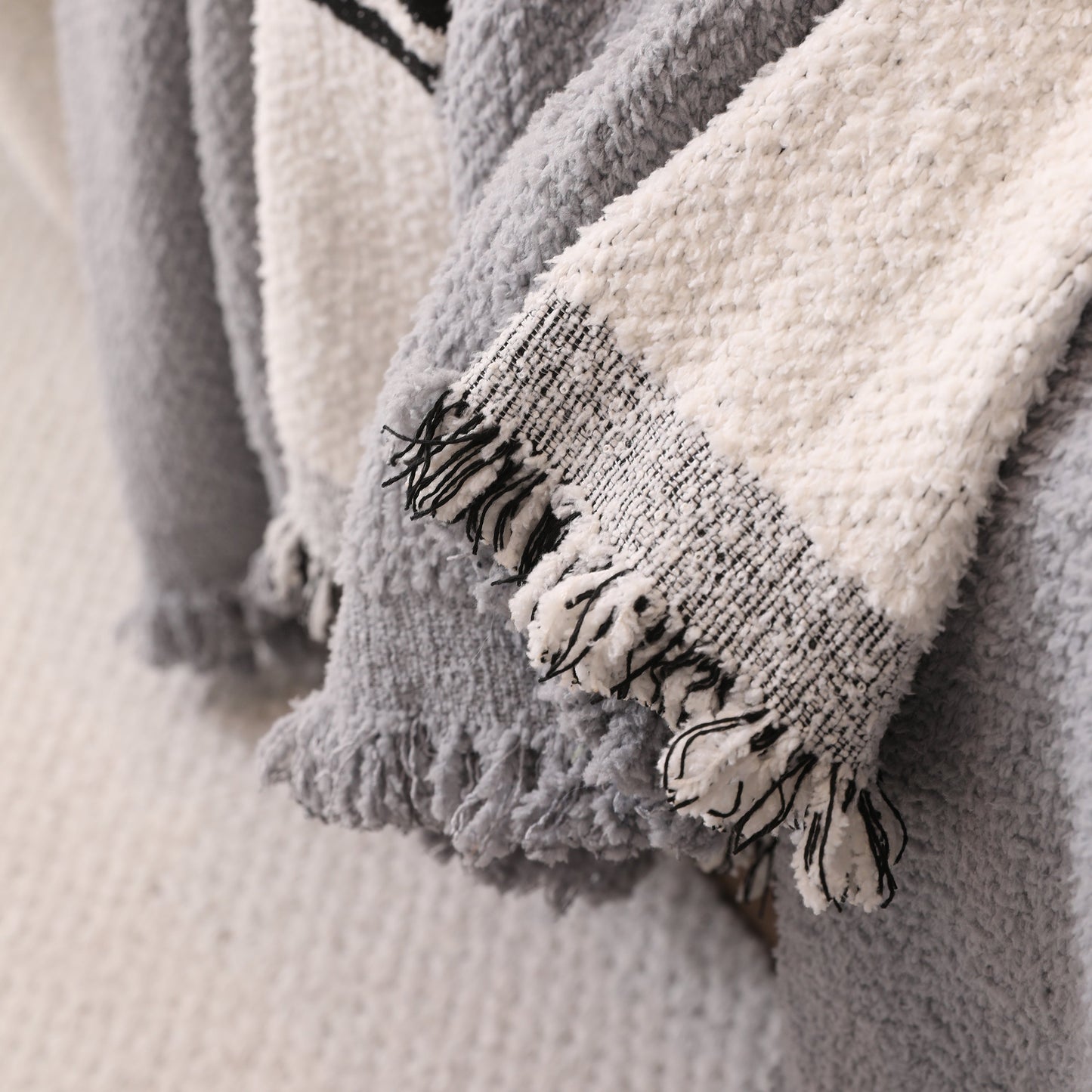 Luxury Cozy Cotton Sofa Blanket Cover Furniture Slipcovers for Most Shape Sofas