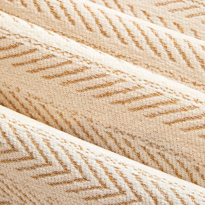 Herringbone Chenille Couch Cover Blanket Soft Durable Throw Sofa Protector with Tassel