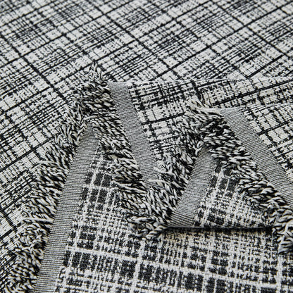 Textured Plaid Couch Throw Cover, Modern Decorative Sectional Furniture Covers