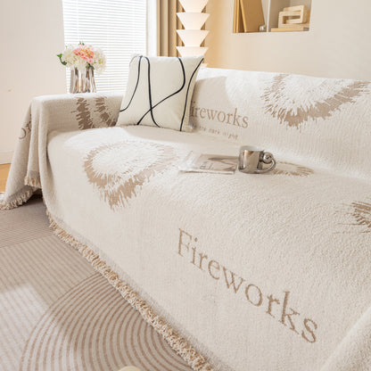 Fireworks Reversible Couch Cover Blankets Furniture Covers Washable Sectional Couch Covers