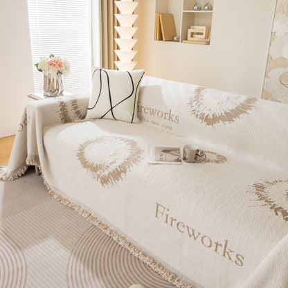Fireworks Reversible Couch Cover Blankets Furniture Covers Washable Sectional Couch Covers