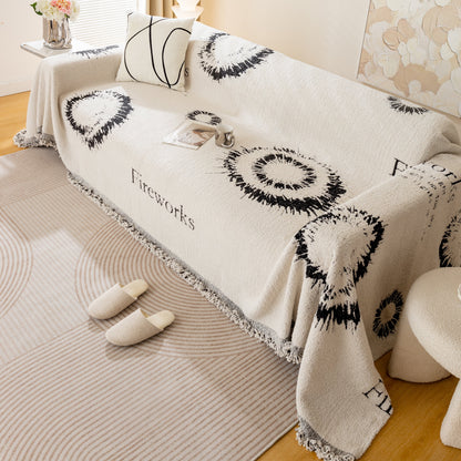 Fireworks Reversible Couch Cover Blankets Furniture Covers Washable Sectional Couch Covers