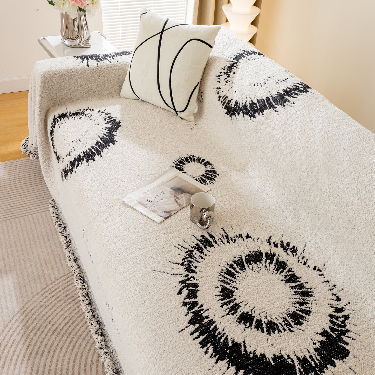Fireworks Reversible Couch Cover Blankets Furniture Covers Washable Sectional Couch Covers