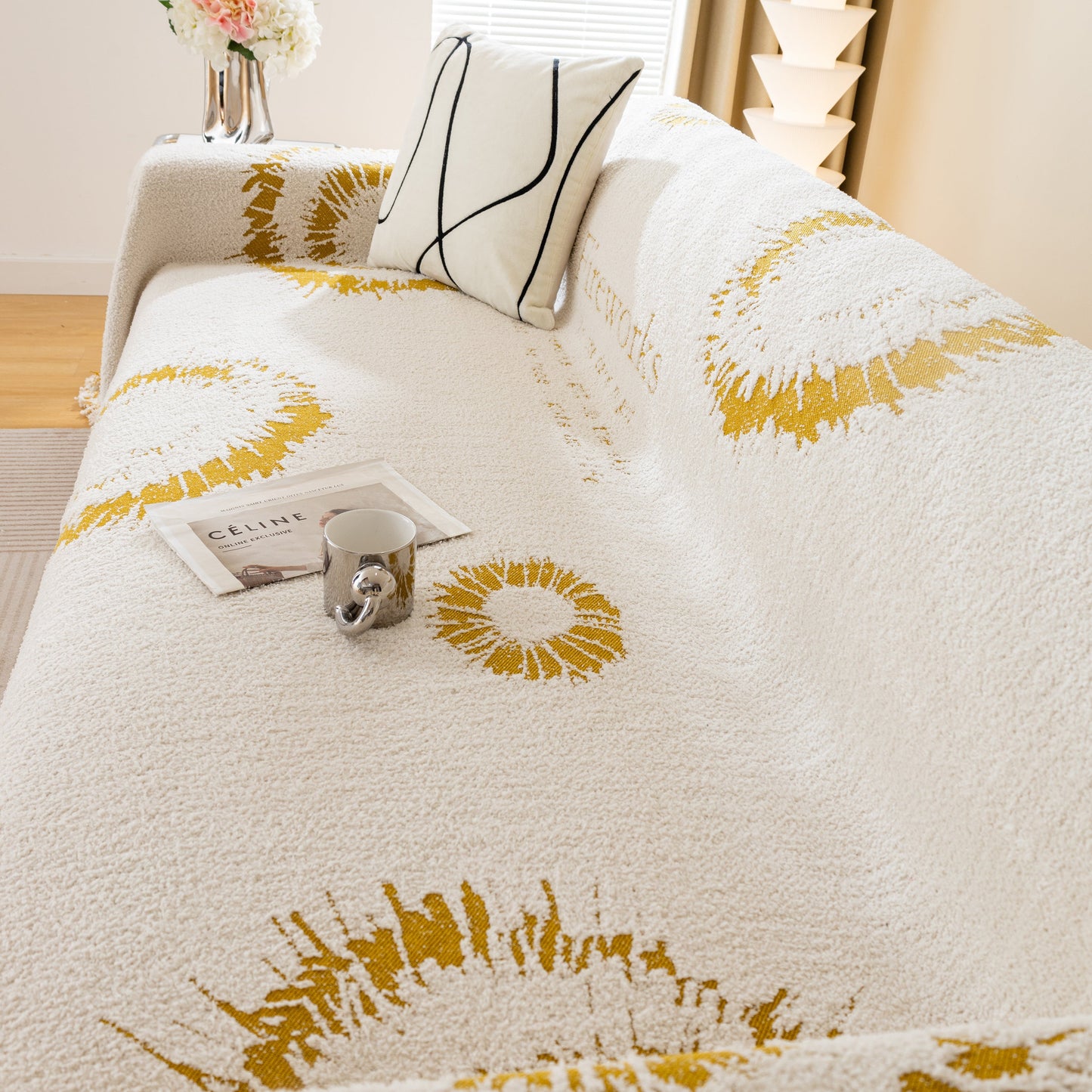 Fireworks Reversible Couch Cover Blankets Furniture Covers Washable Sectional Couch Covers