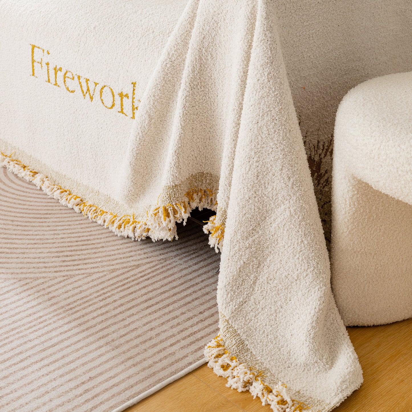 Fireworks Reversible Couch Cover Blankets Furniture Covers Washable Sectional Couch Covers