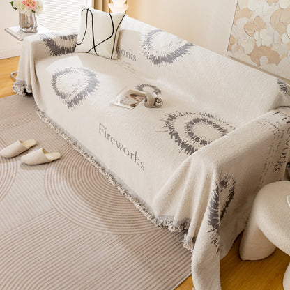Fireworks Reversible Couch Cover Blankets Furniture Covers Washable Sectional Couch Covers