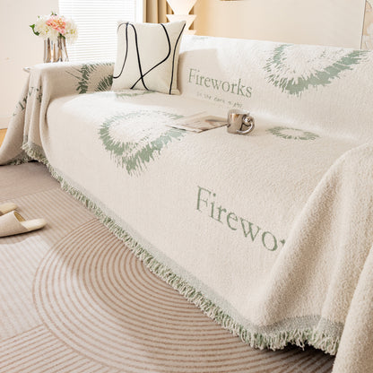 Fireworks Reversible Couch Cover Blankets Furniture Covers Washable Sectional Couch Covers