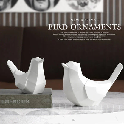 DecorBites™ Couple Birds Resin Figurines for Home Decor and Tabletop Ornaments