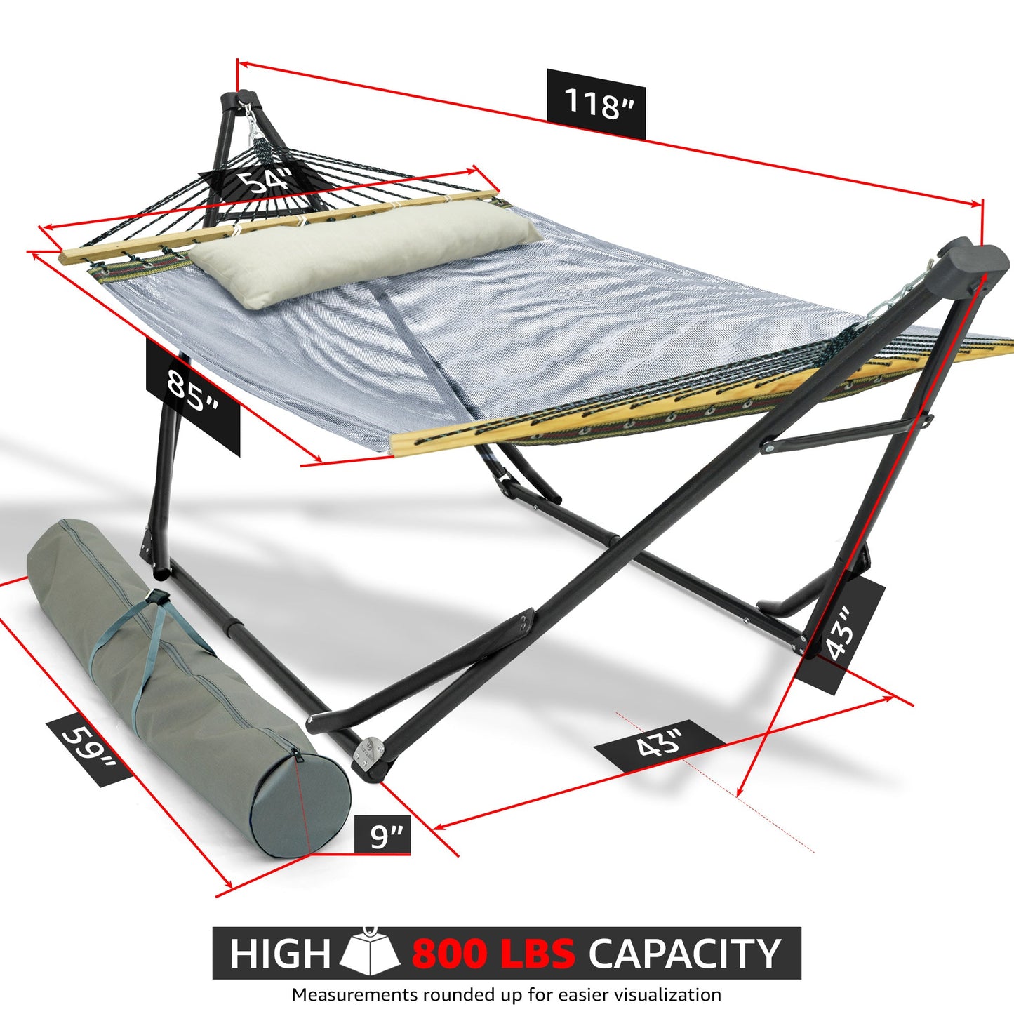 Tranquillo Unity Adjustable Hammock Stand for Ultimate Relaxation