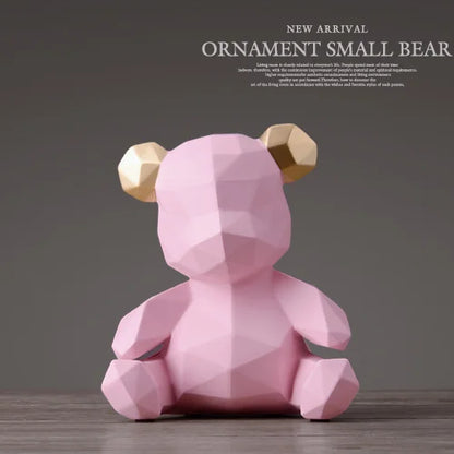 DecorBites™ Bear Figurine Resin Sculpture Ornament Home Office Garden Gift
