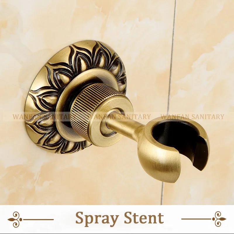 DecorBites™ Antique Brass Wall Mount Bidet Faucet for Hygienic Bathroom Shower Spray