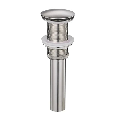 DecorBites™ Brass Black Vessel Sink Pop Up Drain Stopper With Overflow – HJ-0618H