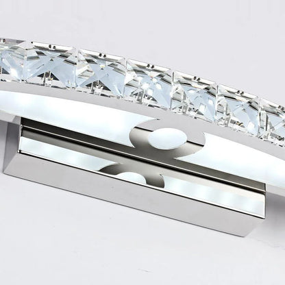 DecorBites™ 15W LED Crystal Bathroom Wall Sconce Light for Mirror and Makeup