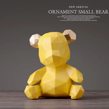 DecorBites™ Bear Figurine Resin Sculpture Ornament Home Office Garden Gift