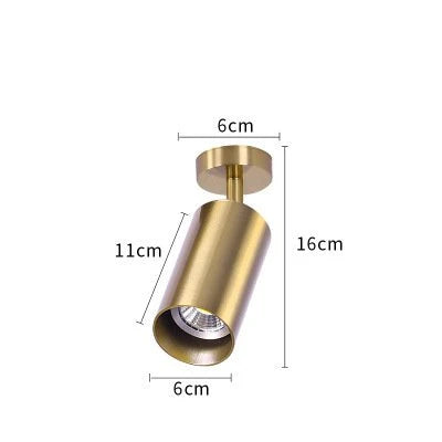 DecorBites™ LED Golden Ceiling Spotlight for Living & Dining Room - Modern Luminaria Lamp