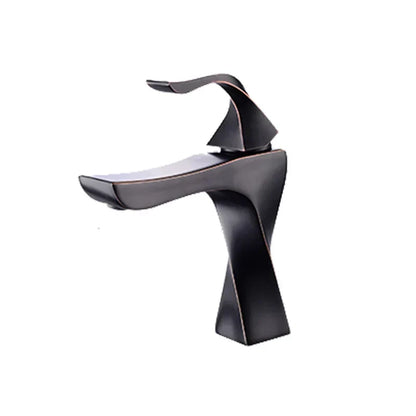 DecorBites™ Contemporary Brass Basin Faucet with Single Handle Mixer for Bathroom
