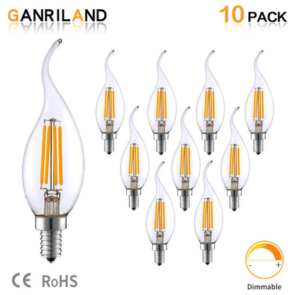 DecorBites™ C35 4W Dimmable LED Filament Candle Bulbs E14 220V - 35W Equivalent