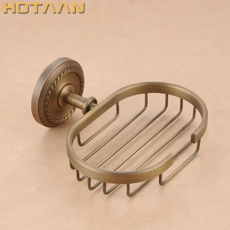 DecorBites™ Antique Brass Soap Holder Bathroom Accessories