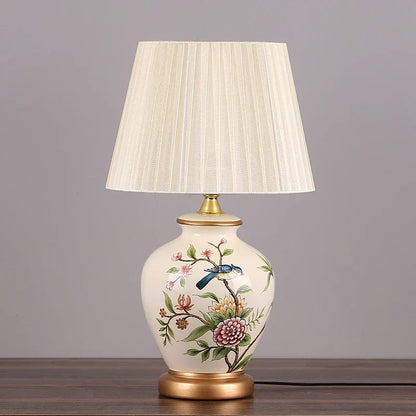 DecorBites™ LED Ceramic Table Lamp for Living Room, Bedroom, Study - Home Decor Lighting